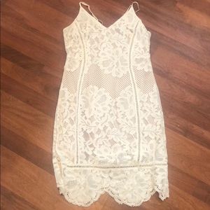 Ivory Lace Dress - Wore once for bridal shower